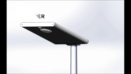 Solarbatterie – 6000 K Wand-Sicherheits-Straßen-LED-Solar-Straßenlaterne, IEC 61215, CE-zertifiziert