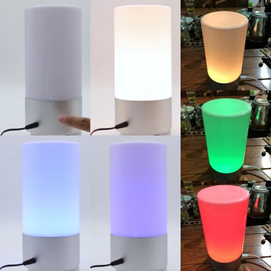 RGB-Farbwechsel-Tischlampe, Touch-Sensor, Nachttischlampen, Nachttischlampe